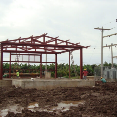 CONSTRUCCION DE ESTACION DE RIEGO